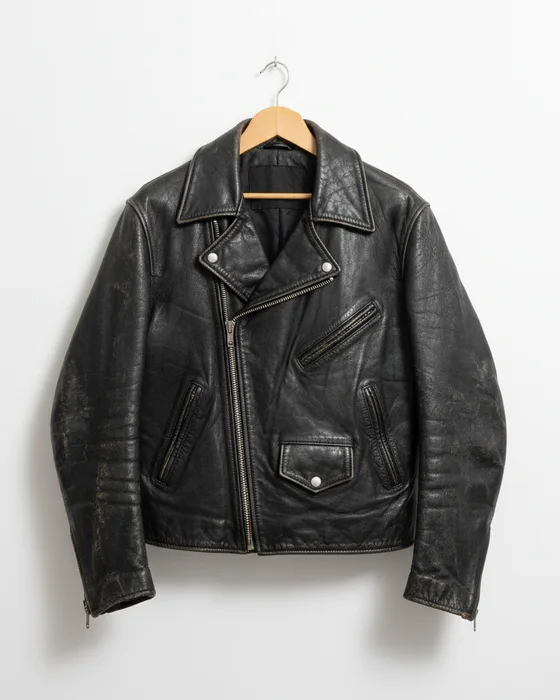 The same jacket on a clean background, lit for a listing